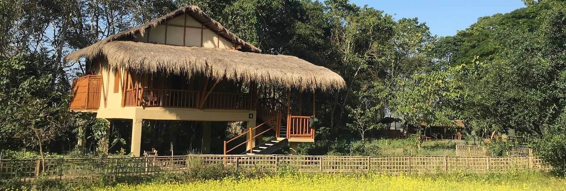 Hotels in Bengal and Eastern India (Diphlu River Lodge in Kaziranga)