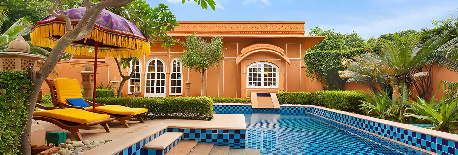 The Oberoi Rajvilas Jaipur India (Luxury Villa Swimming Pool)-2